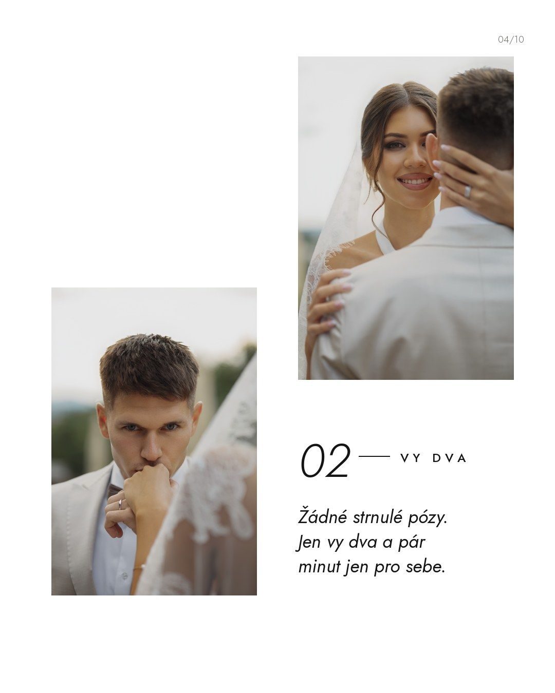 02 vy dva – žádné strnulé pózy