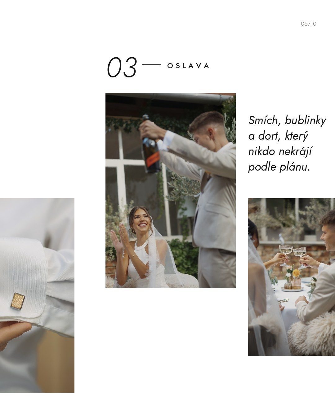 03 oslava – smích, bublinky a dort