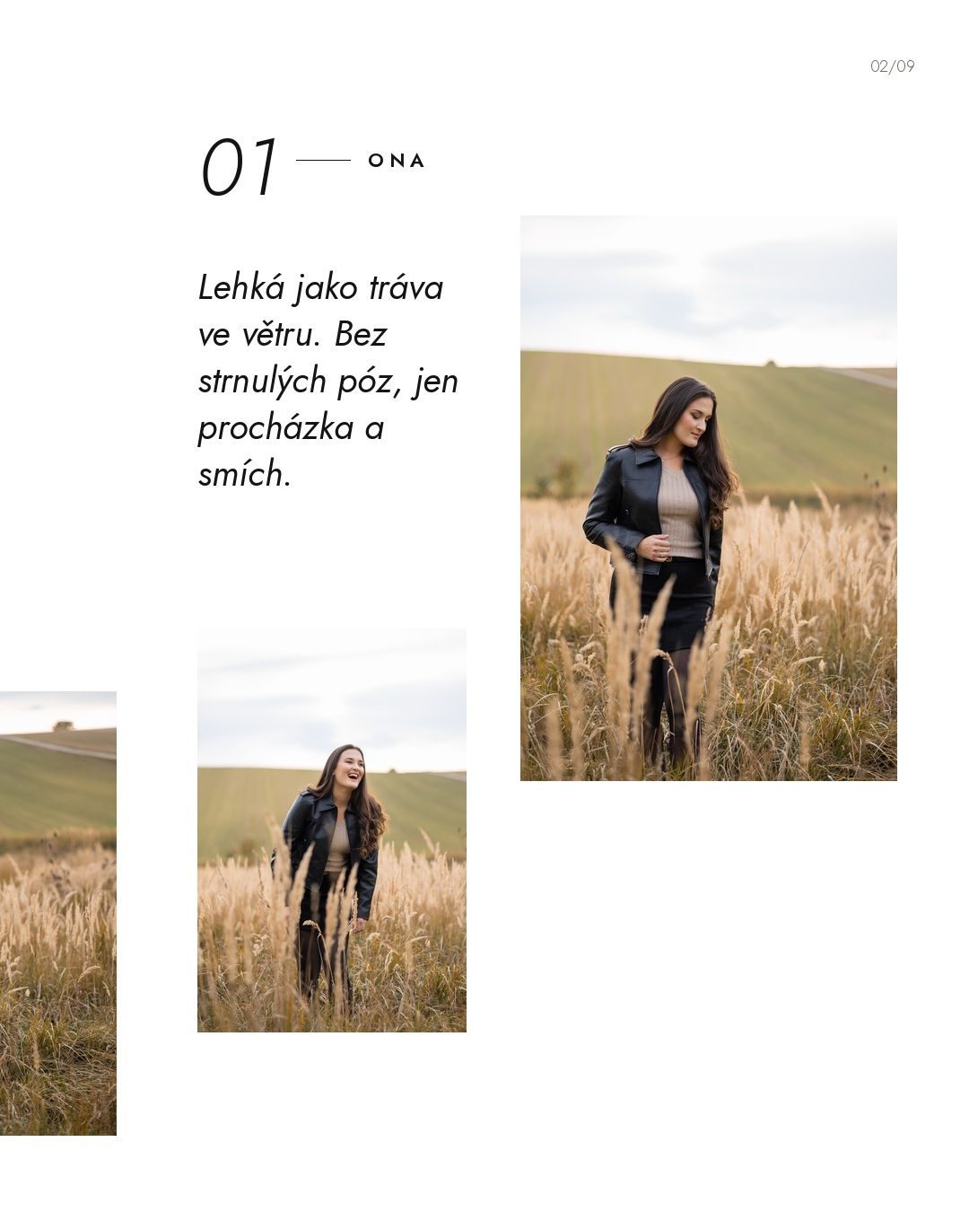 01 ona – lehká jako tráva ve větru